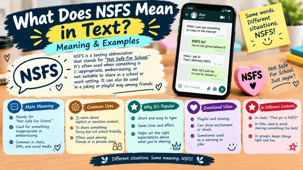 NSFS Meaning in Text