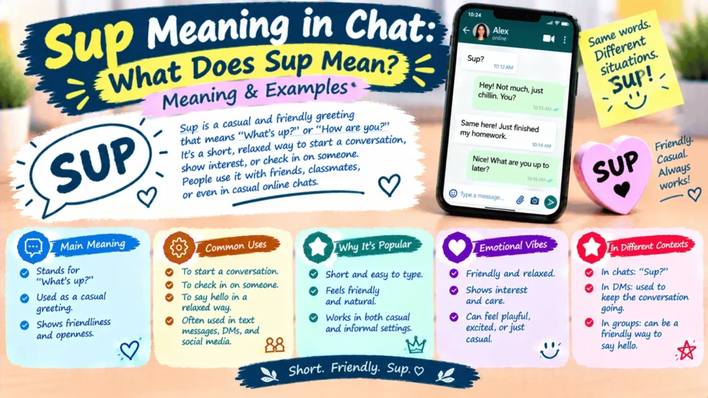 Sup Meaning in Chat