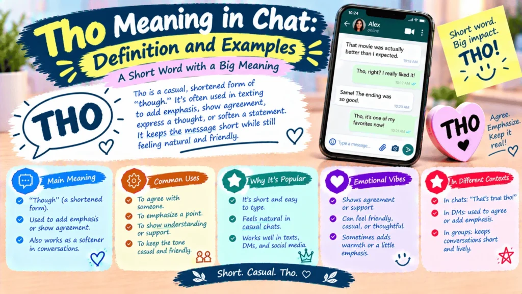 Tho Meaning in Chat