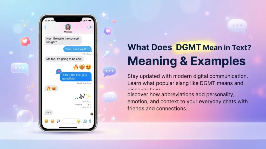 What Does DGMT Mean in Text
