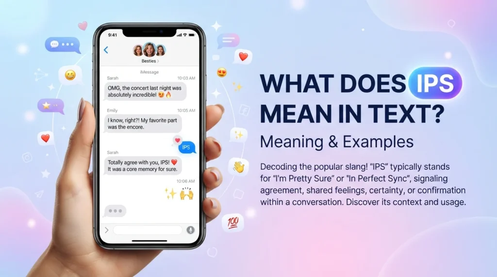 What Does IPS Mean in Text