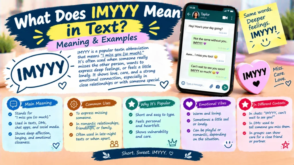 What Does Imyyy Mean in Text