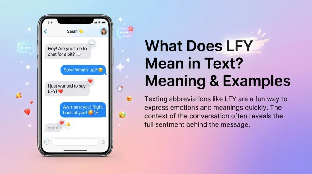 What Does LFY Mean in Text