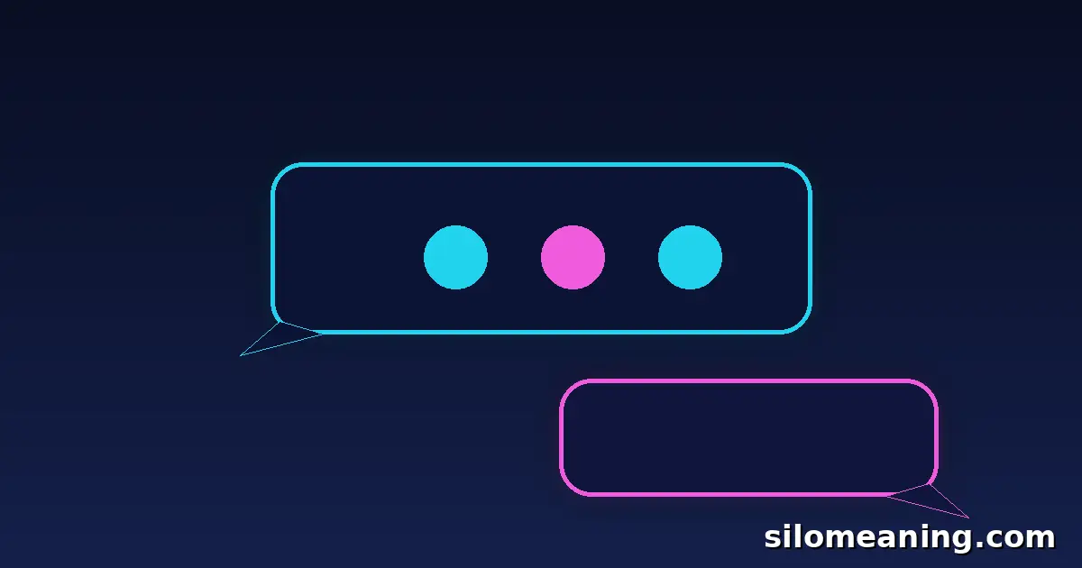 Glowing message reply bubbles on a dark background about responding to a text