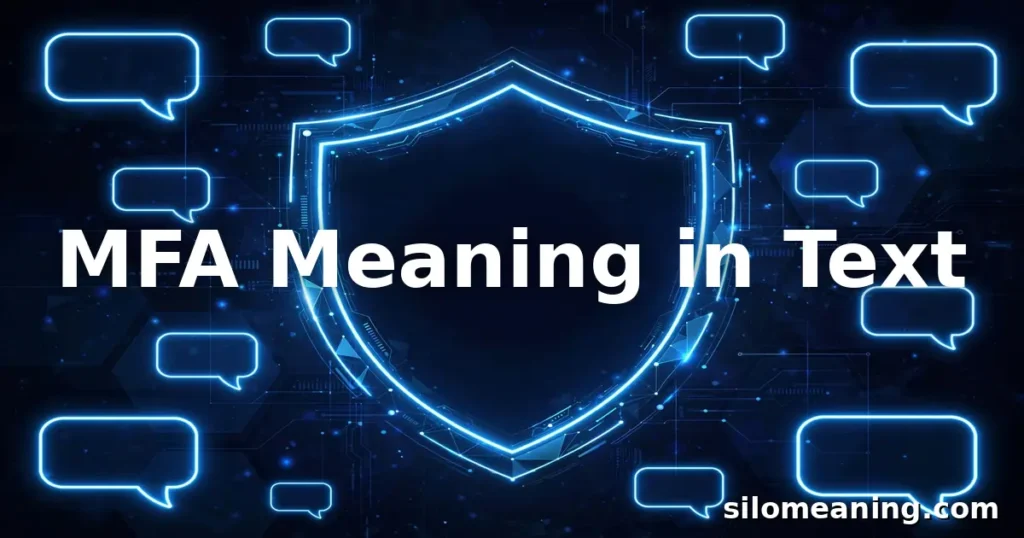 What Does MFA Mean in Text? Multi-factor authentication security code explained
