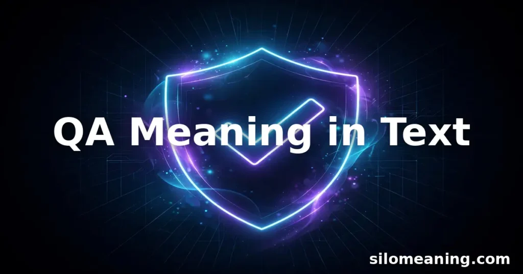 QA Meaning in Text